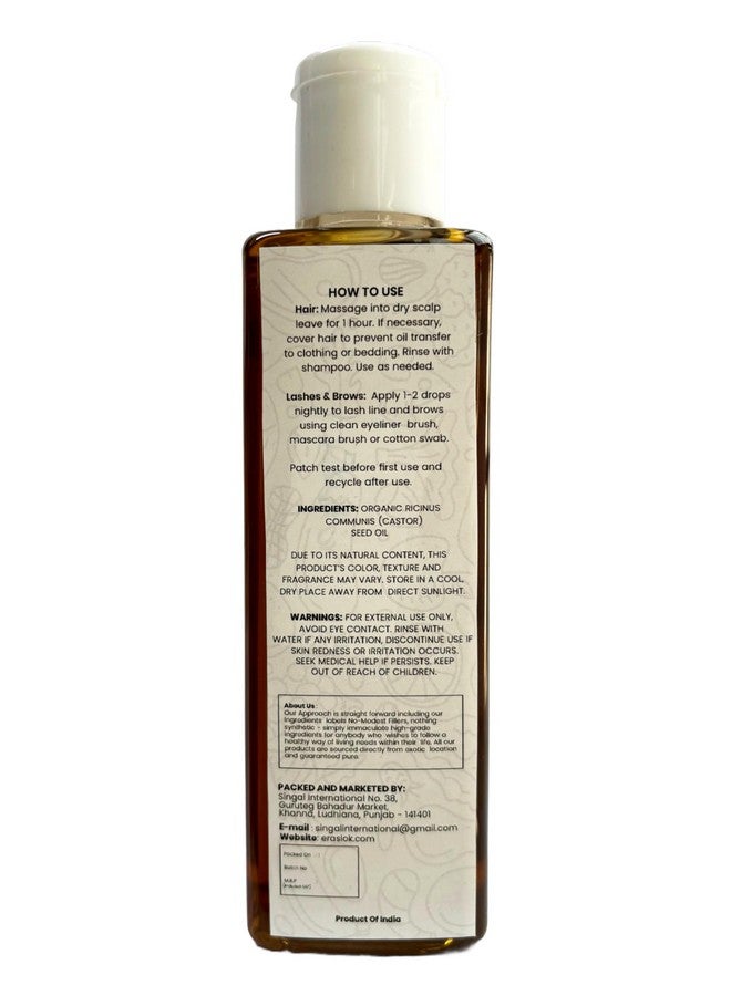 Raslok 100% Natural Castor Oil Wood Pressed (7 Ounces) - Image 2