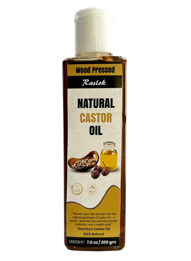 Raslok 100% Natural Castor Oil Wood Pressed (7 Ounces) - Image 1