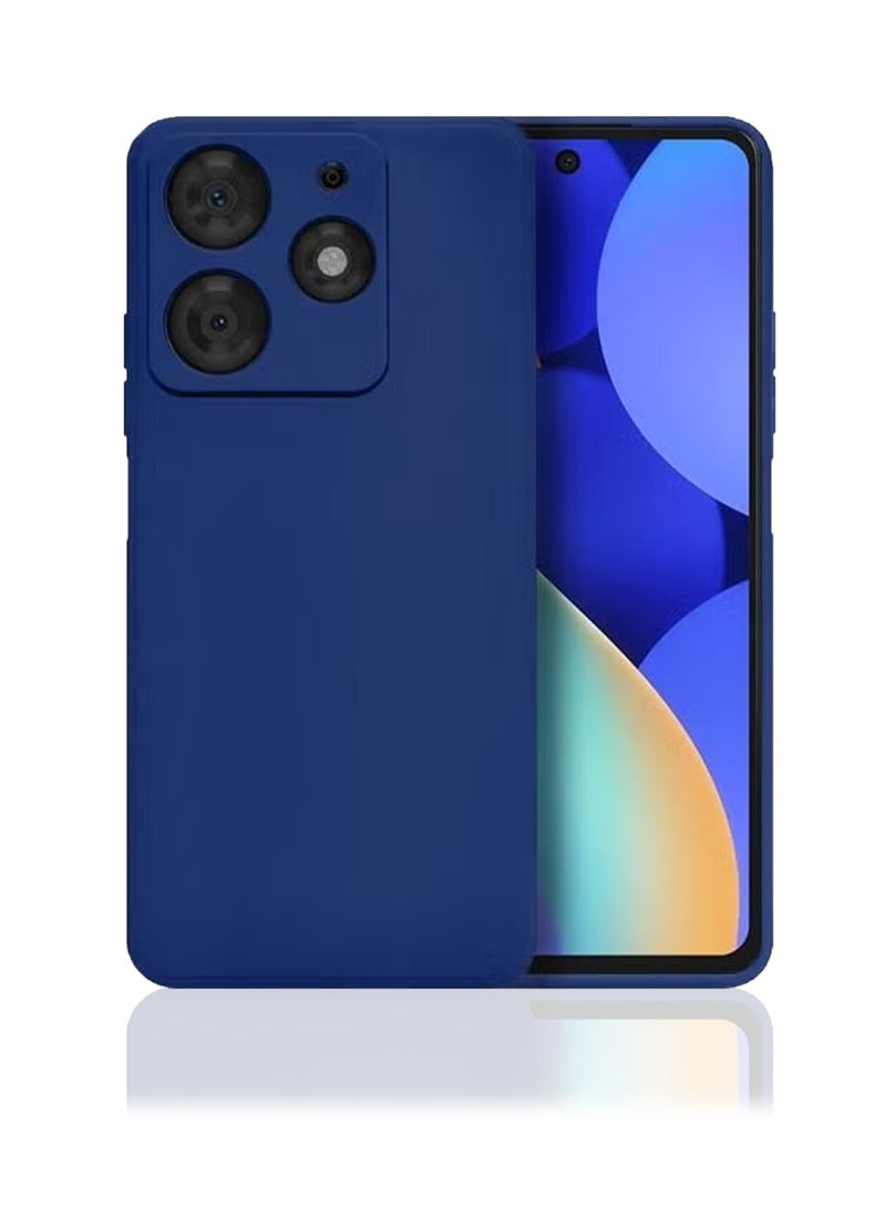 Tecno Spark 10 Pro Dark Blue Cover Blue- Premium 2.0mm TPU Silicon, Enhanced Camera Protection with Lens Shield, Shockproof & Water-Proof Cover for Tecno Spark 10 Pro - Image 1