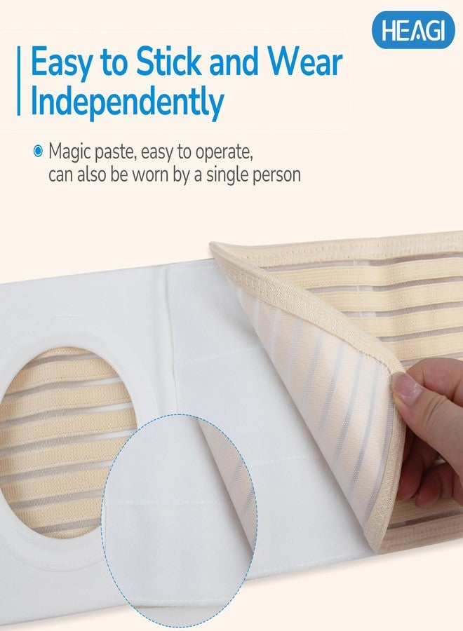 Heagimed Ostomy Belt, Ostomy Supplies Ostomy Hernia Support Belt for Men/Women, Elastic Abdominal Support Belt Preventing The Stoma Hernia and Reinforce Colostomy Bags - XL - Image 4