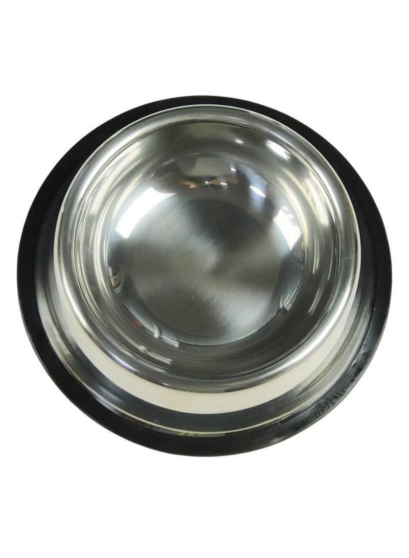 طقم أطباق قطط من الفولاذ المقاوم للصدأ – تصميم غير قابل للانزلاق أو الانقلاب | أوعية طعام وماء متينة | سهلة التنظيف للقطط والحيوانات الصغيرة - Image 2