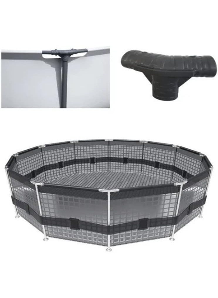 Bestway Steel Pro MAX Round Pool 366x76 cm with Filter & Cartridge |  Rust-Resistant Frame & 3-Layer PVC - Image 2