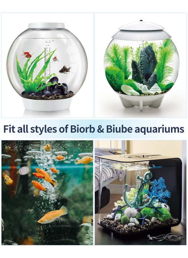 Pawfly Pawfly Aquarium Replacement Air Stone Bubbler for Specific Classic Tube Flow Halo and Life Fish Tanks Mini Compatible Bubble Release Tool Oxygen Diffuser for Nano Air Pumps, 5 Pack  - Image 5