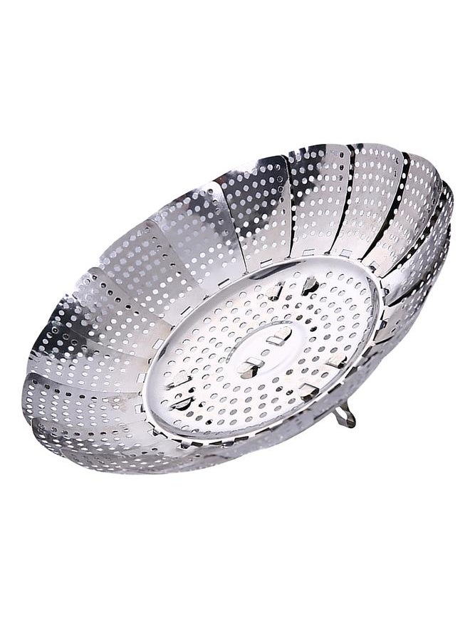 Steamer Basket for Vegetable Pot Cooking Steaming Food Stainless Steel Folding Expandable S