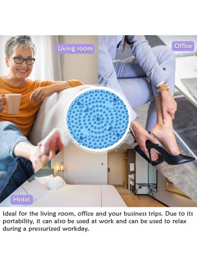 Massage Mat Acupressure Foot Mat Reflexology Walking Plate Magnetic Therapy Acupressure Disc Pressure Point Pads Board - Image 4
