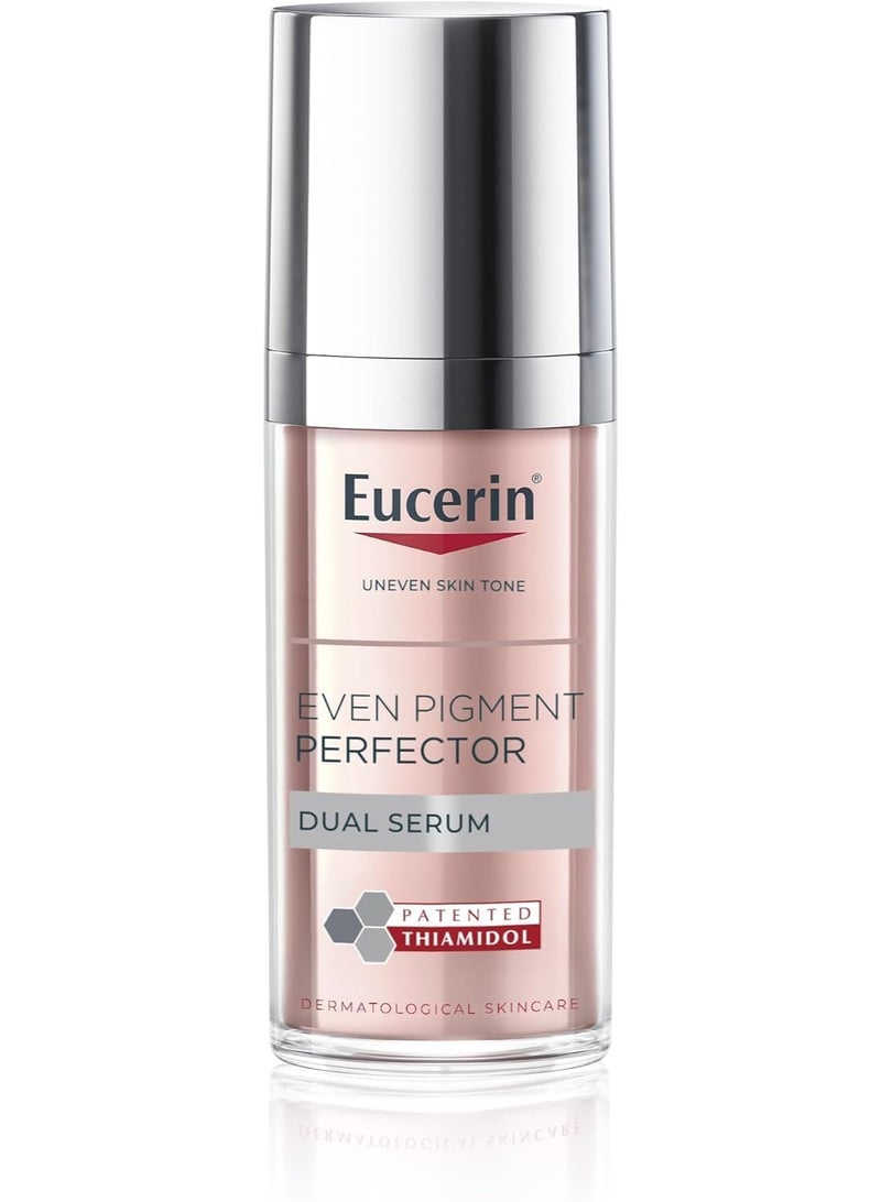 Eucerin Even Pigment Perfector Dual Face Serum Cream, Reduces Pigment Spots, Plumps up Wrinkles, Refines Skin Texture, Suitable for All Skin Types, 30ml - Image 1