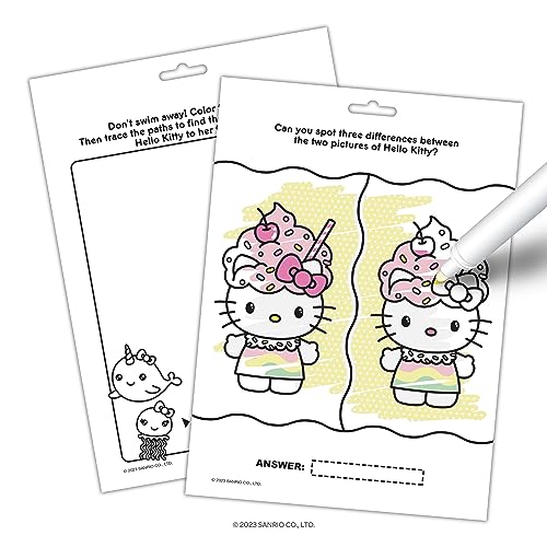 Bendon Hello Kitty 16 Page Imagine Ink Coloring Book with Mess Free Marker, Full Size, Bendon 59014 - Image 3