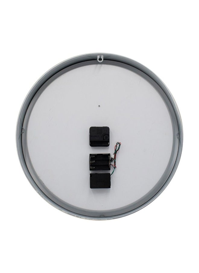 DANUBE HOME Danube Home Sansa Pp Roman Gear Wall Clock - White 46X7X46 Stylish Wall Decor Modern Plastic & Paper Design Perfect For Home Decor Unique Clocks For Living Room Decorative Home Accessories  - Image 3