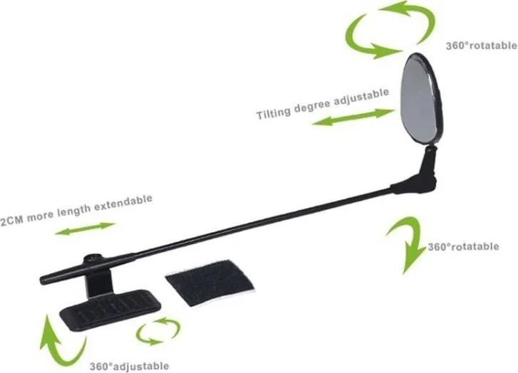 Forte GT Bike Helmet Rear View Mirror Xbyc 309