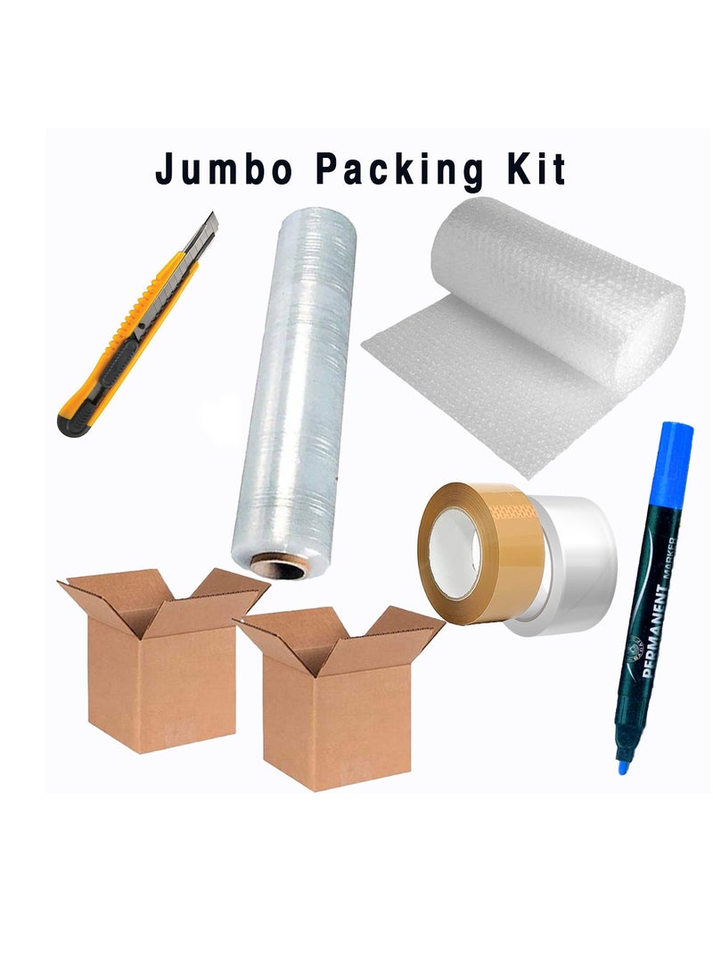 Packing Kit Jumbo Moving Pack 8 Pcs Set