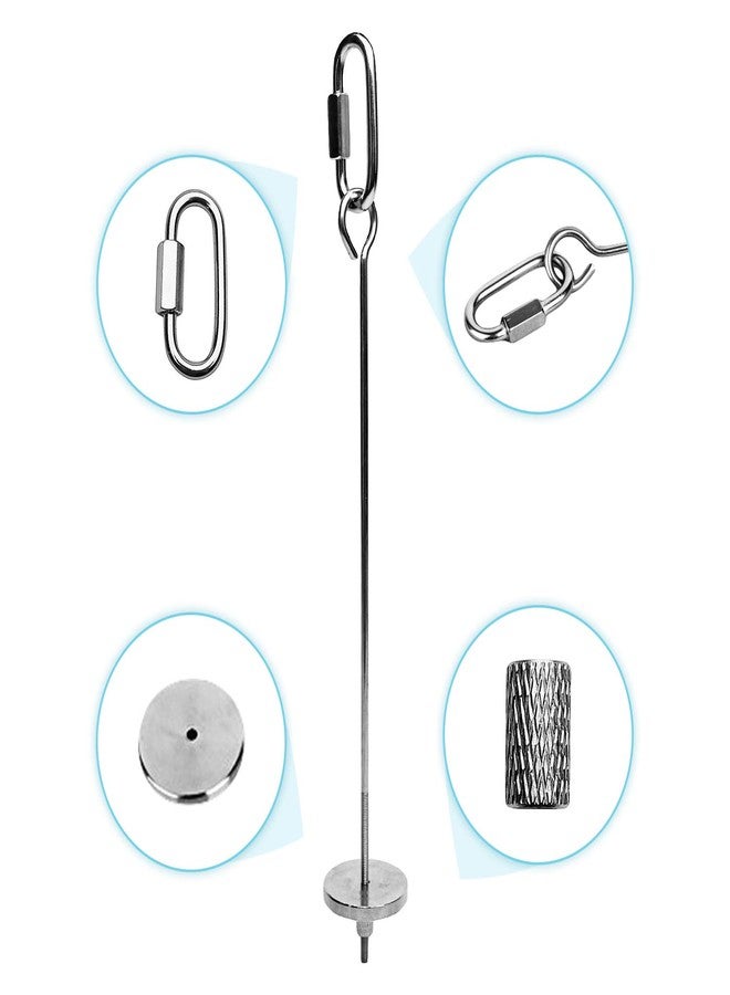 Bac-kitchen Stainless Steel Bird Food Holder, Parrot Foraging Toy, Hanging Basket, 9.84 in L, 7.87 in W, 82g Weight, Activity Clasp, Fits 12oz Bottle - Image 5