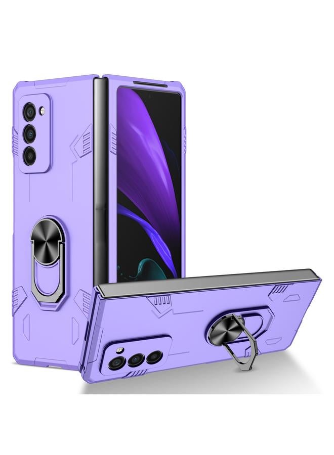 اس-توب جراب لهاتف Samsung Galaxy Z Fold2 5G، جراب هاتف غير لامع مقاوم للصدمات والأشعة فوق البنفسجية - Image 1