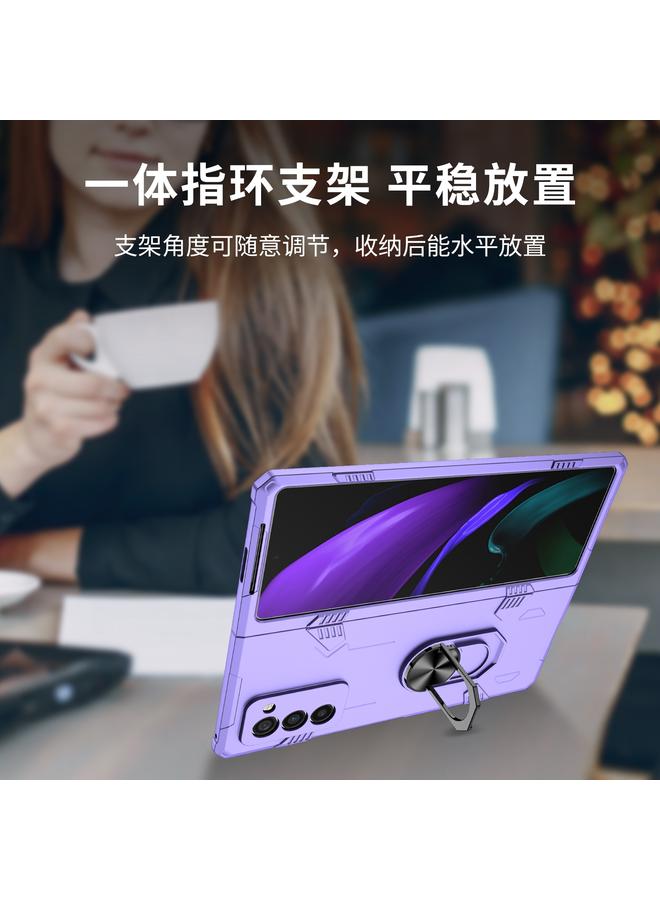 اس-توب جراب لهاتف Samsung Galaxy Z Fold2 5G، جراب هاتف غير لامع مقاوم للصدمات والأشعة فوق البنفسجية - Image 5