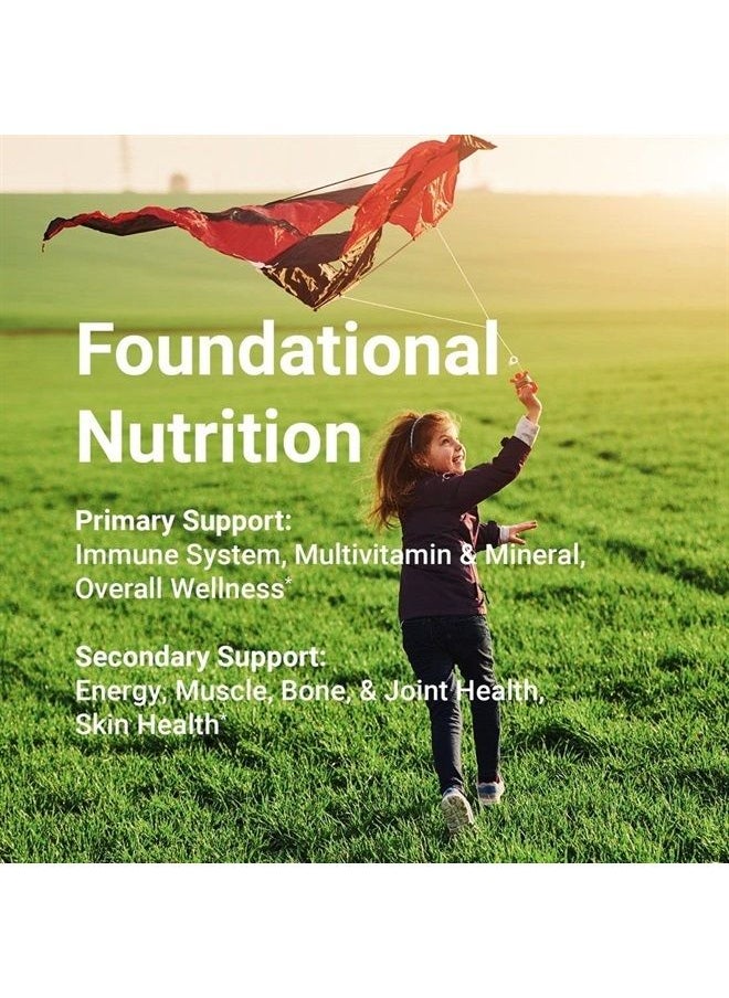 4life - RiteStart Kids & Teens - Apple and Orange Flavors - 22 Essential Vitamins and Minerals - Ages 2 and Up - Immune System Support Transfer Factor - Brain Support - 120 Chewable Tablets - Image 1
