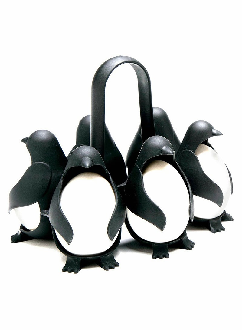 KASTWAVE وعاء بيض مسلوق على شكل بطريق، 3 في 1 لطبخ وتخزين وتقديم البيض لصنع البيض المسلوق الطري أو الصلب - Image 1