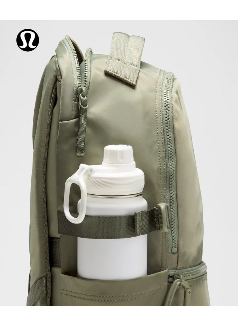 لولوليمون حقيبة الكتف المزدوجة Lululemon ، رياضية ، للمدرسة ، ملابس غير رسمية ، المشي لمسافات طويلة ، حقيبة ظهر سعة كبيرة 22 لتر - Image 3