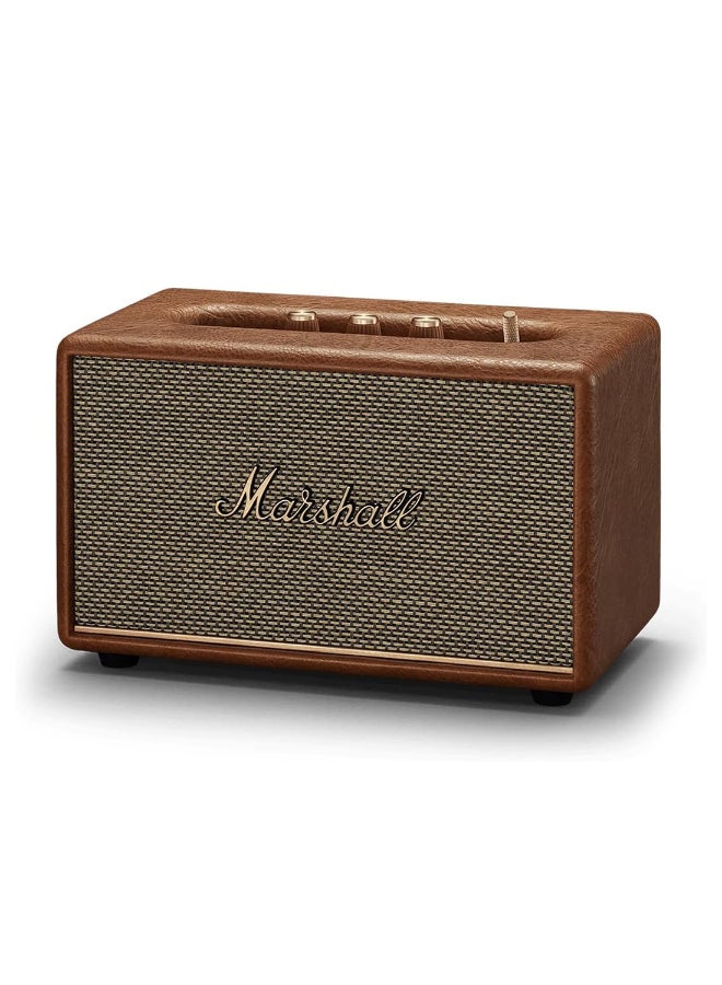 Marshall Renewed - Acton III 60W Premium Home Wireless Speaker With Bluetooth 5.2 And Multiple Inputs - Enjoy Signature Sound brown - Image 3