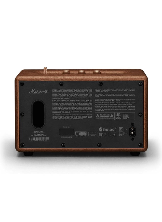 Marshall Renewed - Acton III 60W Premium Home Wireless Speaker With Bluetooth 5.2 And Multiple Inputs - Enjoy Signature Sound brown - Image 5