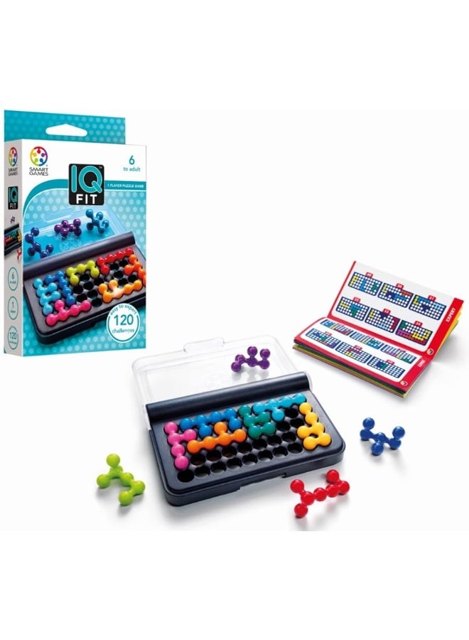 SmartGames IQ Fit - a fun 3D travel game for ages 6-adult featuring 120 challenges - Image 4