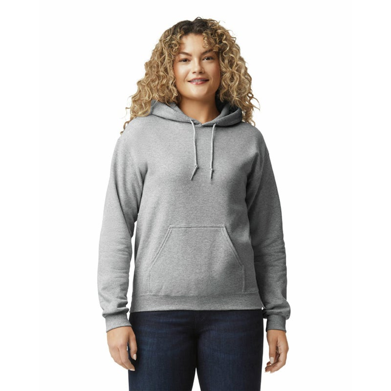 Gildan Adult Fleece Hoodie Sweatshirt, Style G18500, Multipack, Sport Grey (1-Pack), X-Large - Image 1