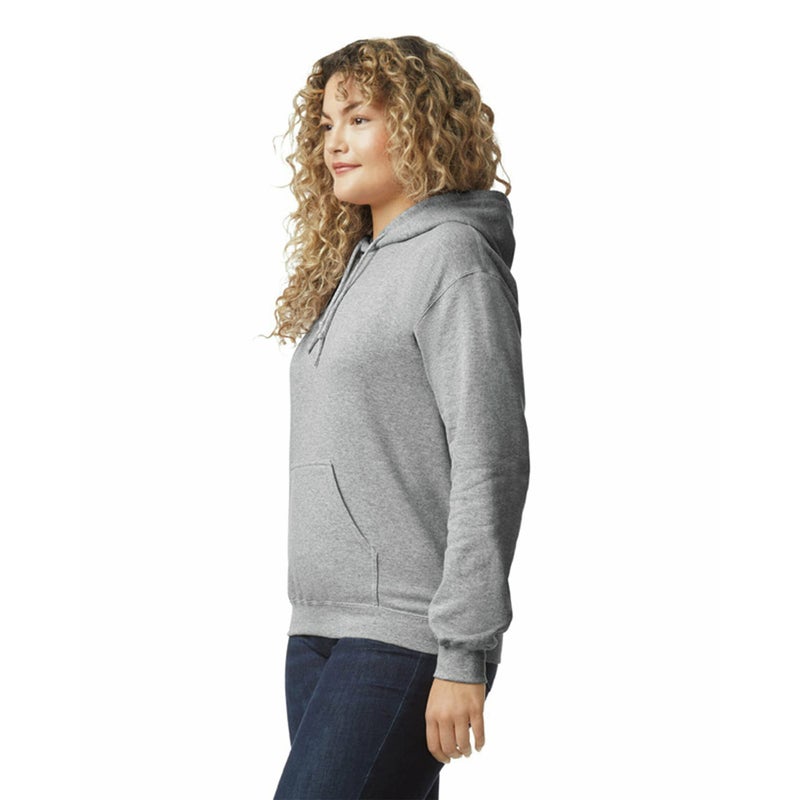 Gildan Adult Fleece Hoodie Sweatshirt, Style G18500, Multipack, Sport Grey (1-Pack), X-Large - Image 2