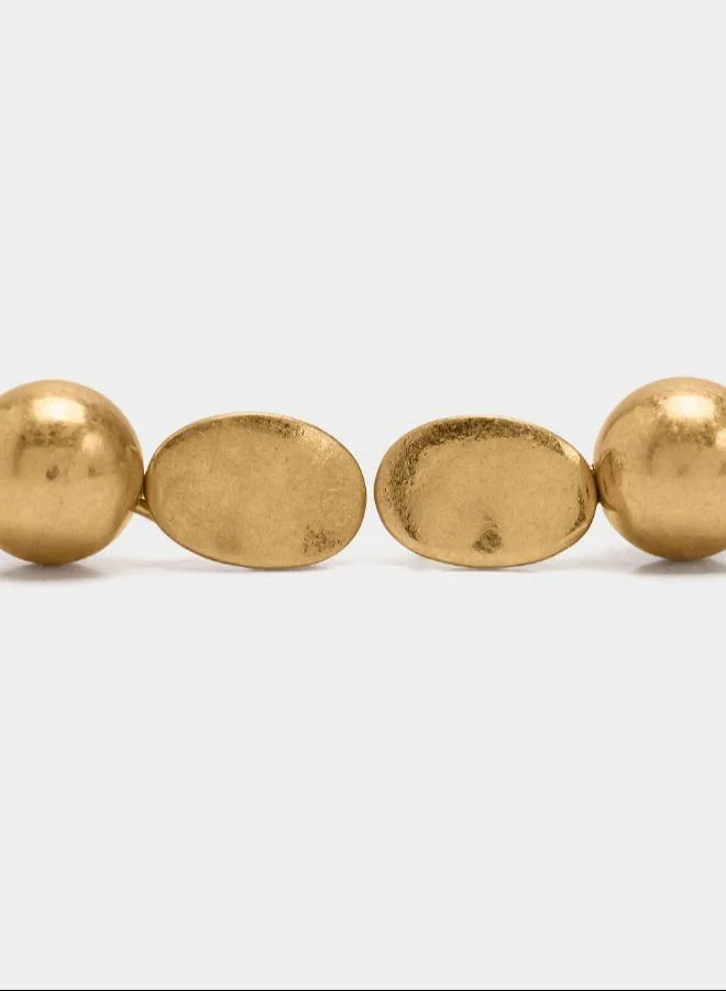 بارفوا أقراط قصيرة مع راتنج