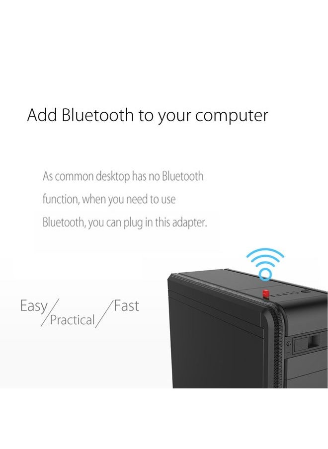 BURAQ - ORICO BTA-403 3Mbps Transfer Speed USB Bluetooth 4.0 Adapter(Black) - Image 1