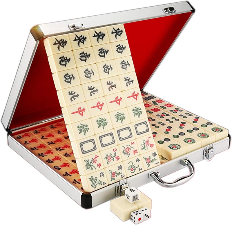 FixtureDisplays FixtureDisplays 14 X 1075X 2 Inside Dims Aluminum Protective Case Mahjong Chips Briefcase Works Weight 2 Lbs Test Stack Your Set to Determine Fit 15405NF  - Image 2