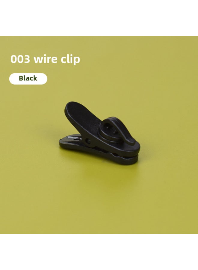 Rotatable Earphone Cable Clip Anti-lost Cable Clip Collar Clip Mobile Phone Earphone Accessories Universal Earplug Cable Fixed Clip - Image 1