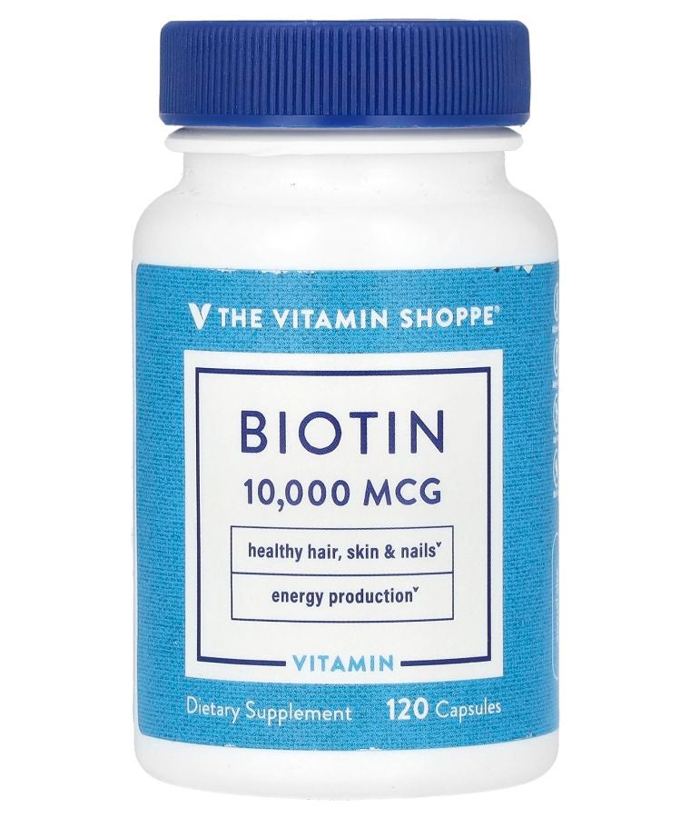 The Vitamin Shoppe Biotin 10000 mcg 120 Capsules