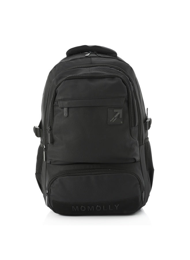 Laptop Waterproof Backpack 20 Inch (46cm) – Lightweight Solid Color Bag with 3 Zippers, internal Pockets, 15.6 Laptop Pad & Adjustable Straps – Ideal for everyday use