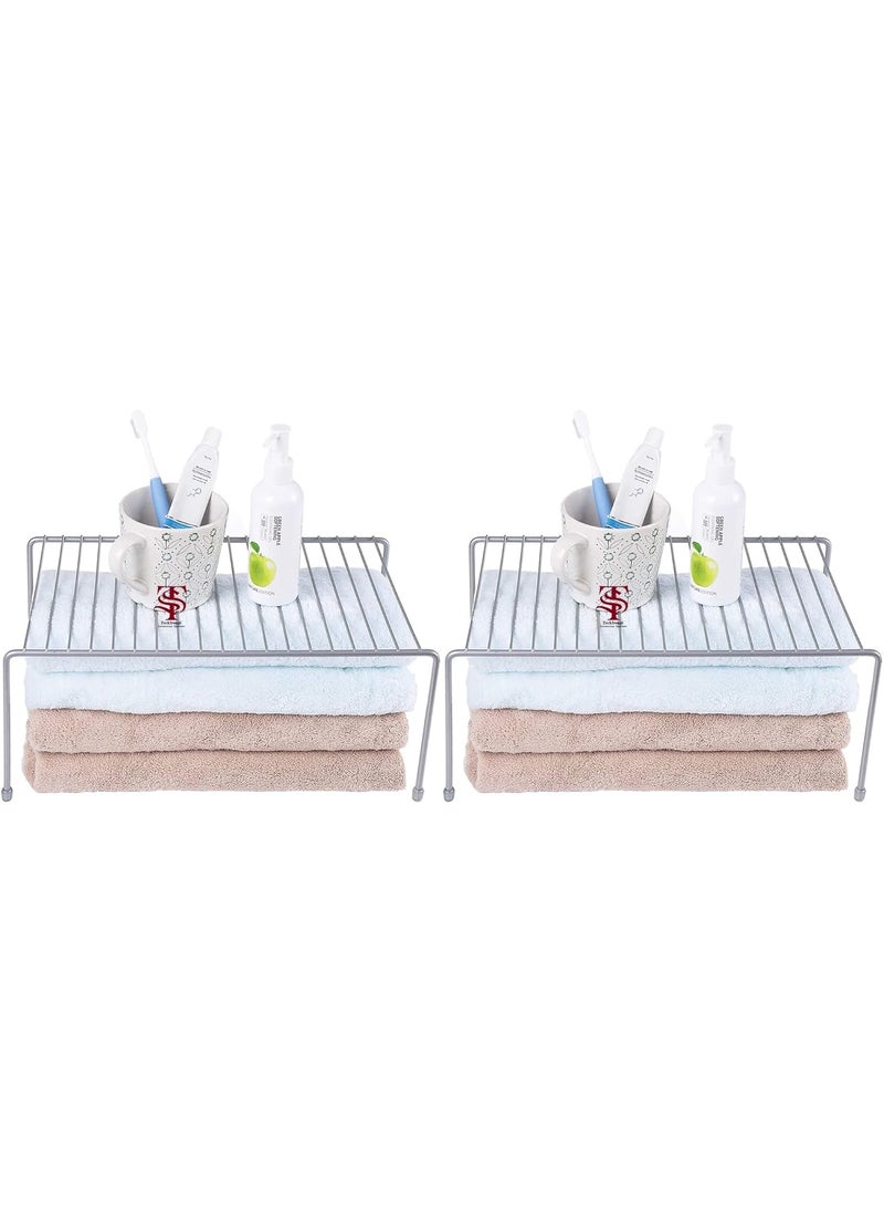 TechSrmaji TechSrmaji Steel Utensil Stand for Kitchen Dish Rack Organizer Storage for Kitchen Storage Shelves for Kitchen Cabinet Kitchen Cabinets Multipurpose Organizer Pantry Organization Stand Pack of 2  - Image 1
