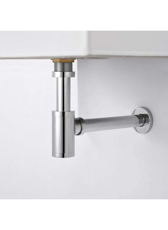 JAGGER مجموعة فخاخ زجاجية من JAGGER JAG200 من الفولاذ المقاوم للصدأ 304 مع أنبوب تصريف لمغسلة الحمام/حوض المطبخ (فخ زجاجي مع وصلة) - Image 5