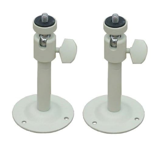 VideoSecu 2 Pack 2-6 inch Adjustable Security Camera Metal Brackets Pan Tilt Wall Ceiling Mounts for CCTV CCD Box Body Camera Home Surveillance System 1SH - Image 1