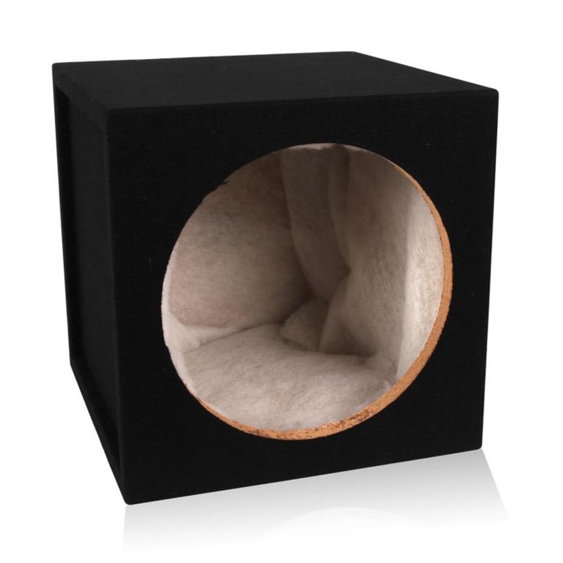 BELVA 12-inch Car Subwoofer Box Sealed 3/4-inch MDF Prelined Polyfil [MDFS12] - Image 5