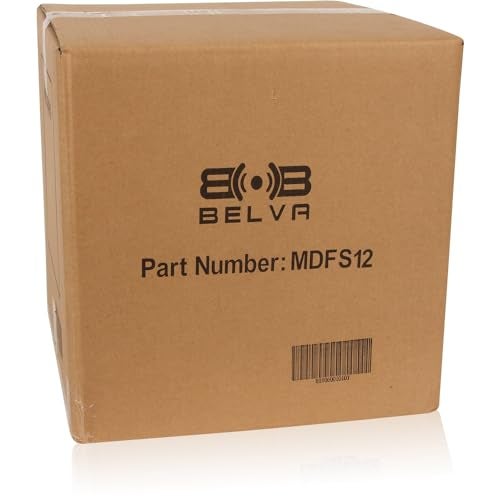 BELVA 12-inch Car Subwoofer Box Sealed 3/4-inch MDF Prelined Polyfil [MDFS12] - Image 4