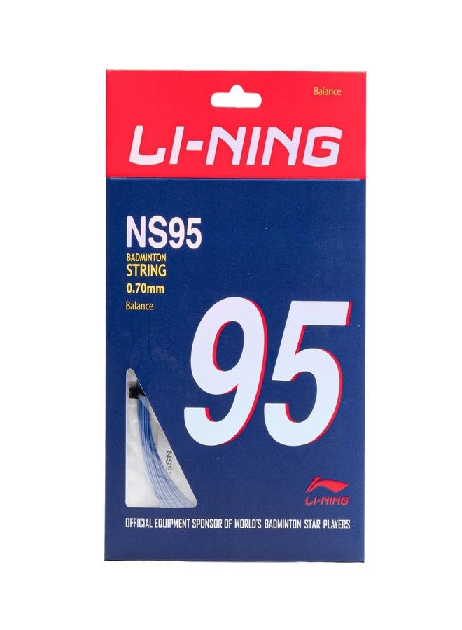 Li-Ning NS95 Badminton String | 0.70mm Gauge | High Repulsion Power & Durability | Professional Nano Braided Multifilament String (Blue) - Image 1