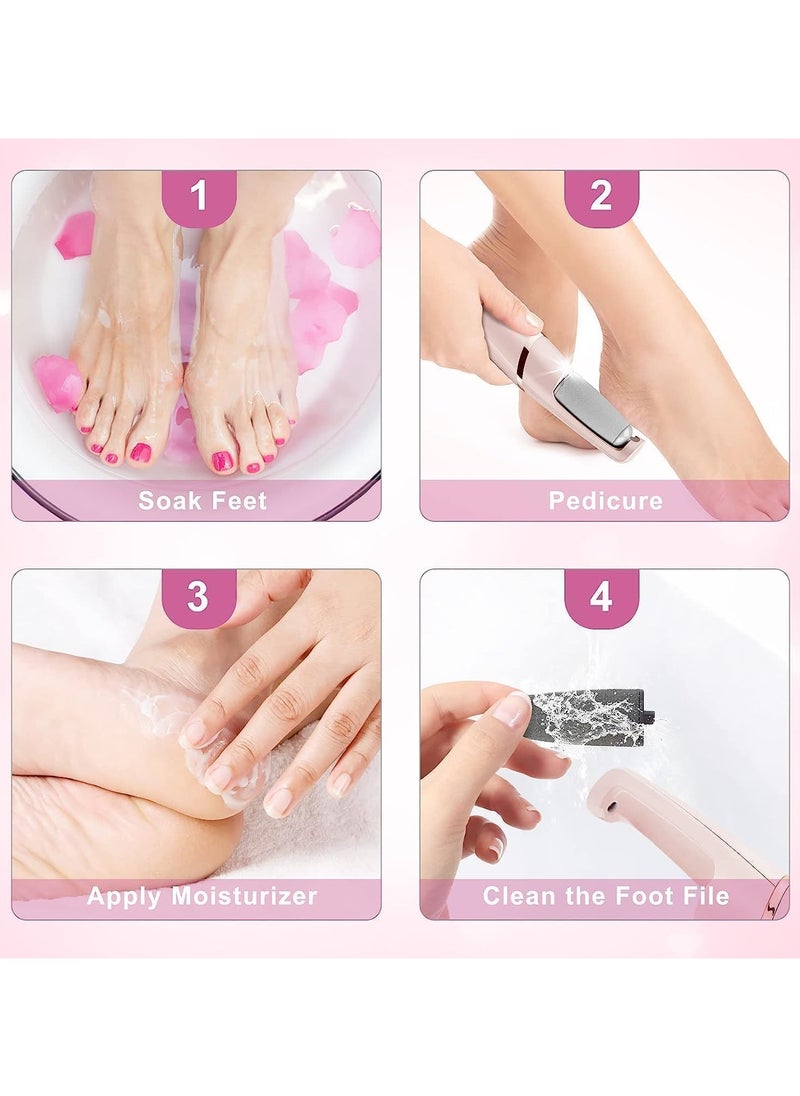 Generic Rechargeable Electric Foot Scrubber Waterproof Foot Peeler Dead Skin Remover Multicolor  - Image 3