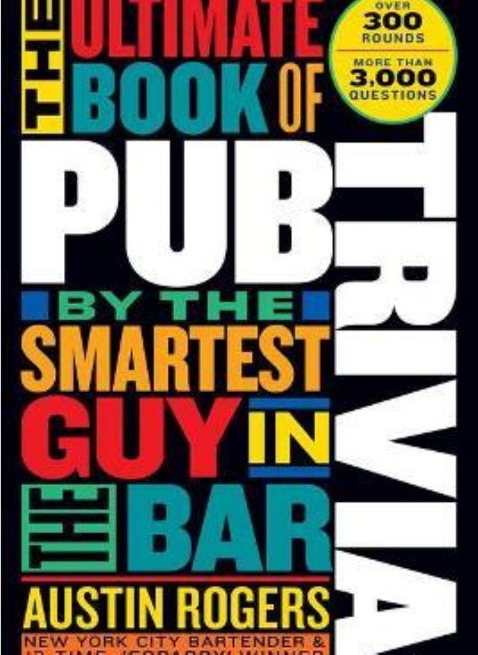 null - ULT BK OF PUB TRIVIA BY THE SMARTEST GUY - Image 1
