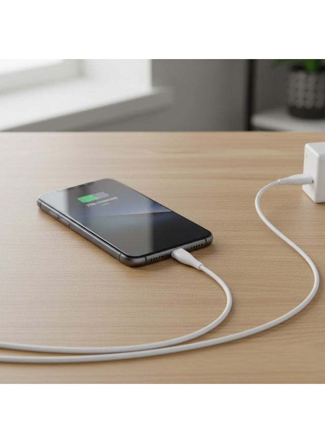 فيدفي كابل مايكرو يو إس بي سريع الشحن من فيدفي CB427B/V، سلك مضفر مانع للتشابك بطول متر واحد، أقصى طاقة 2.4 أمبير لمزامنة ونقل البيانات للهواتف الذكية التي تعمل بنظام أندرويد، وباور بانك، والتابلت، وسماعات الأذن، ومكبرات الصوت، ومتين وسهل التركيب والتشغيل - Image 5