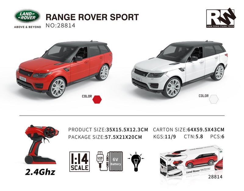 RW 1:14 Range Rover Sport Assorted (Red & White)