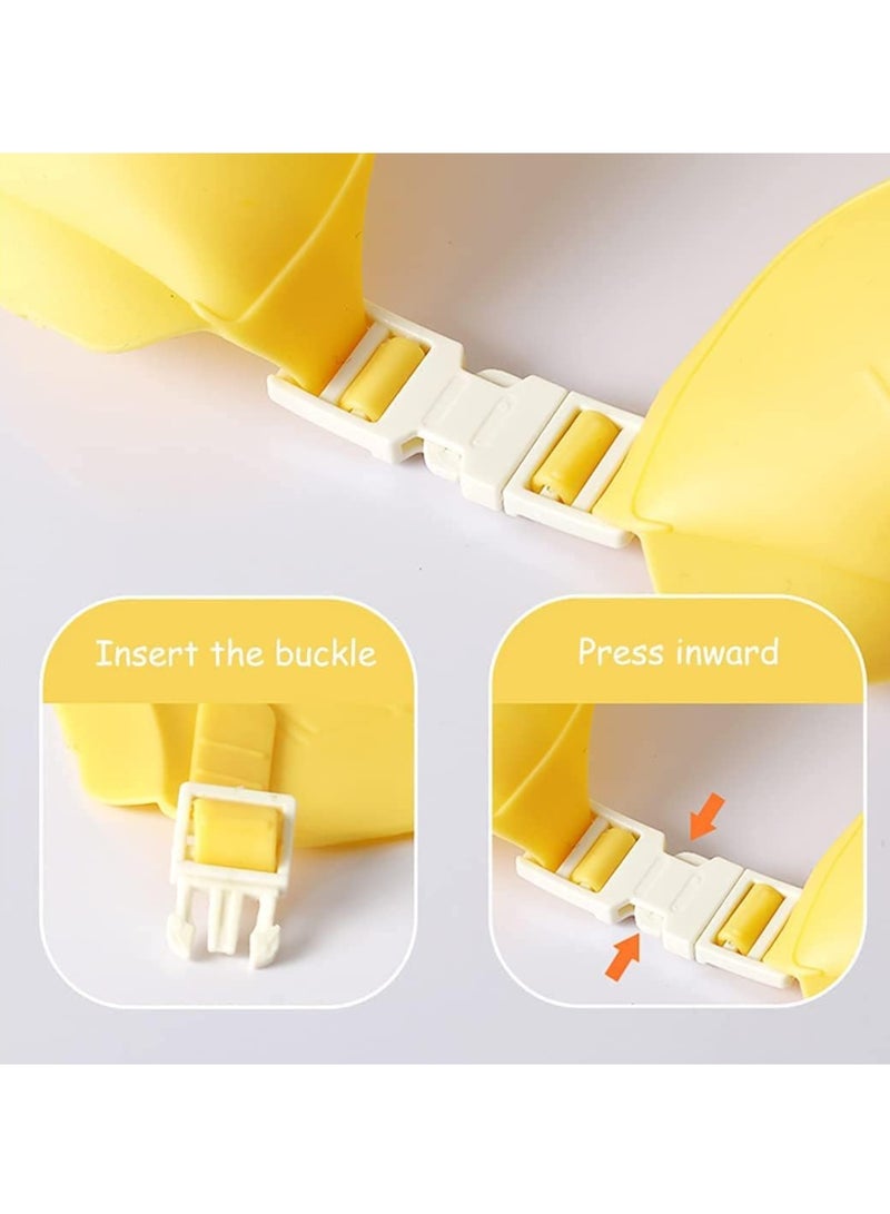 SOLARAE 2 Pcs Baby Shower Cap Shield, Shower Cap for Kids, Visor Hat for Eye and Ear Protection for 0-9 Years Old Children - Image 3