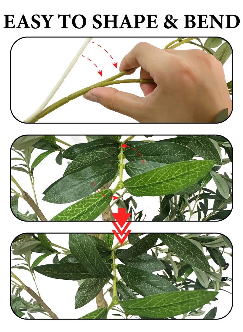 Tala 85 cm Artificial Olive Tree with Natural-Looking Design – A Beautiful Touch for Indoor Decoration - Image 3