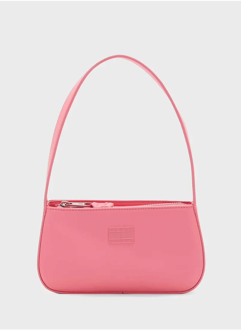 TOMMY JEANS Logo Detail Top Handle Satchel