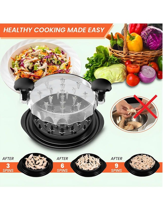 تقطيع الدجاج، أداة تقطيع اللحم المرئية لفة لتقطيع اللحوم والخضروات، غسالة الأطباق آمنة، مناسبة للحوم البقر والدجاج، تنظيف الفرشاة - Image 5