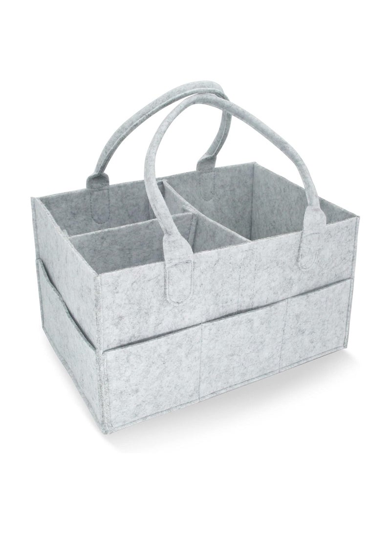 Gonice Gonice Baby Diaper Caddy Organizer Tote Bag - Nursery Storage Bin For Changing Table Portable Car Travel Organizer  - Image 1