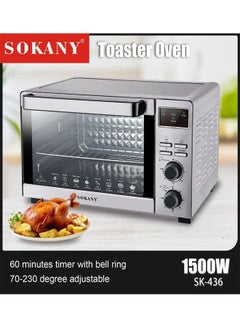 sokany Mini Electric Portable Toaster Oven With Built-In Light  - Image 2