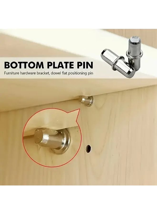 25 Pieces Durable Metal Brackets With Central Axis For Heavy Duty Support Wardrobes Cabinets Furniture - Image 3