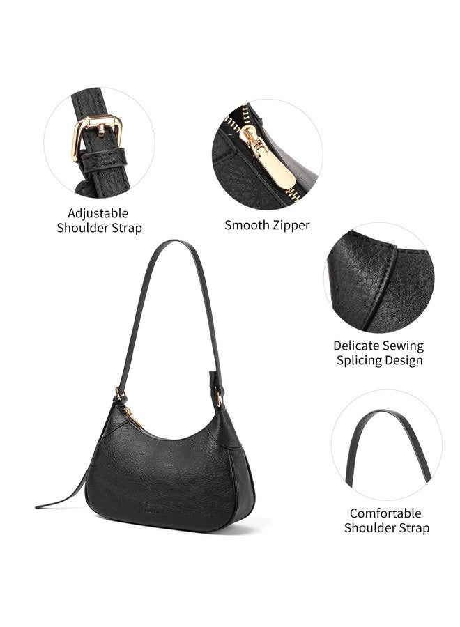 سينديفن حقائب كتف نسائية من SENDEFN مصنوعة من الجلد النباتي، حقائب كروس صغيرة، حقائب يد كريسنت هوبو - Image 4