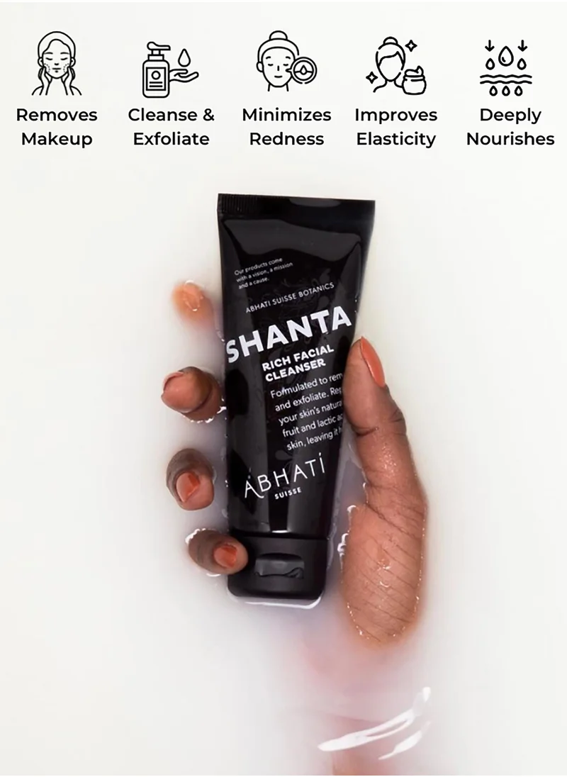 ABHATI Suisse SHANTA Rich Facial Cleanser 75ml + Free Gift